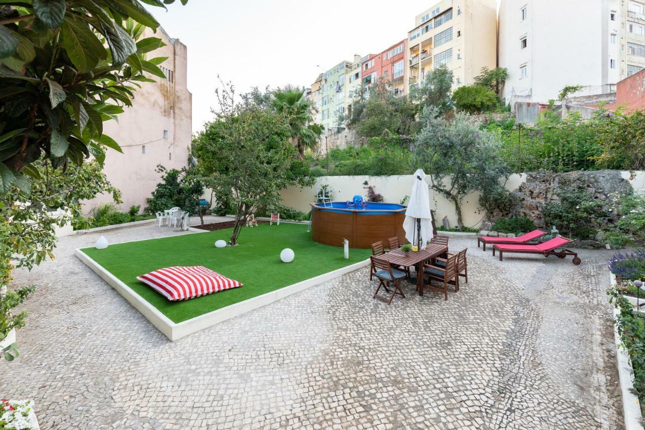 Graca Palace With Private Pool Garden Apartment Lisbon Exterior photo